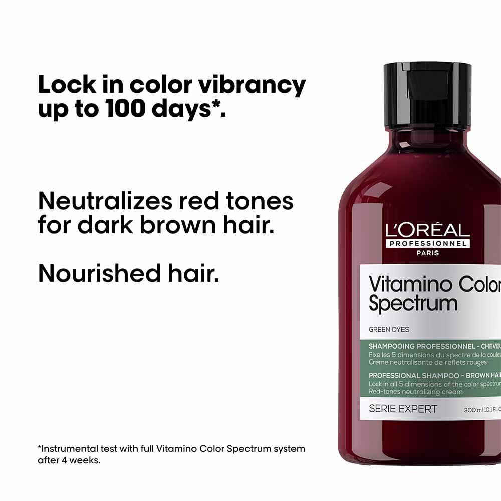 L'Oreal Serie Expert Vitamino Color Spectrum Green Dyes Shampoo 300ml