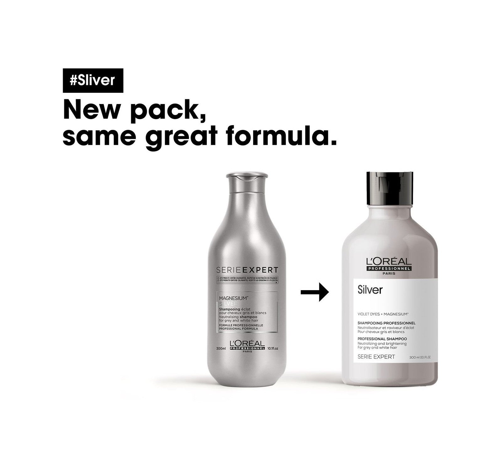 L'Oreal Serie Expert Silver Shampoo 500ml