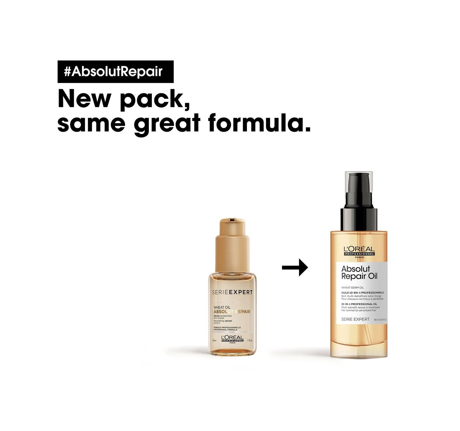 L'Oreal Serie Expert Absolut Repair 10-in-1 Leave In Oil 90ml