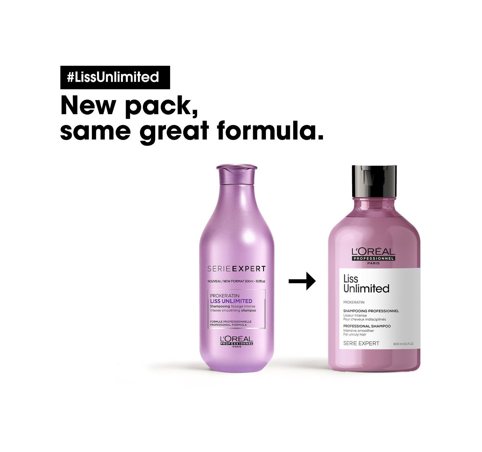 L'Oreal Serie Expert Liss Unlimited Shampoo 300ml