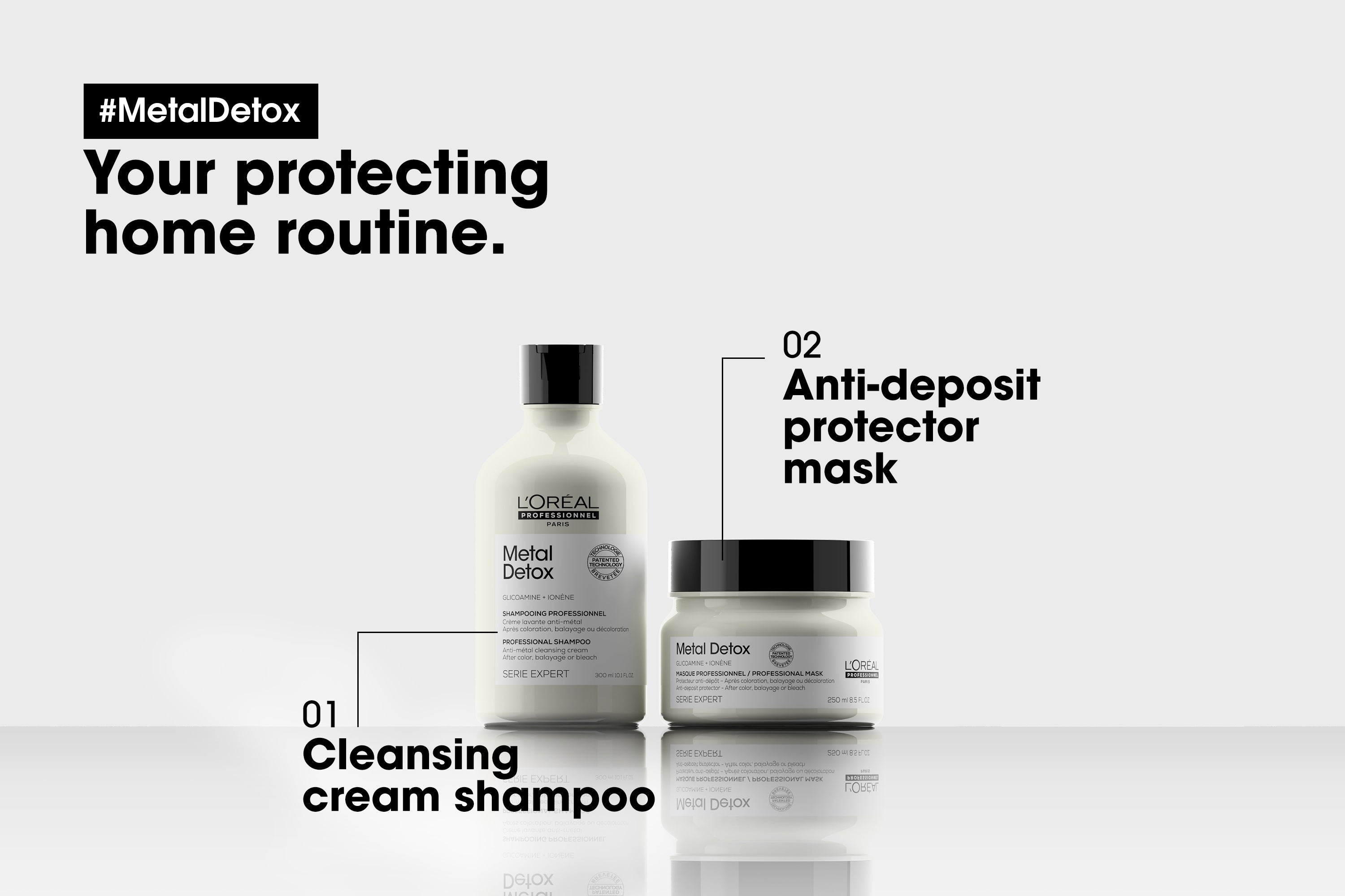 L'Oreal Serie Expert Metal Detox Anti-Metal Cleansing Cream Shampoo 300ml