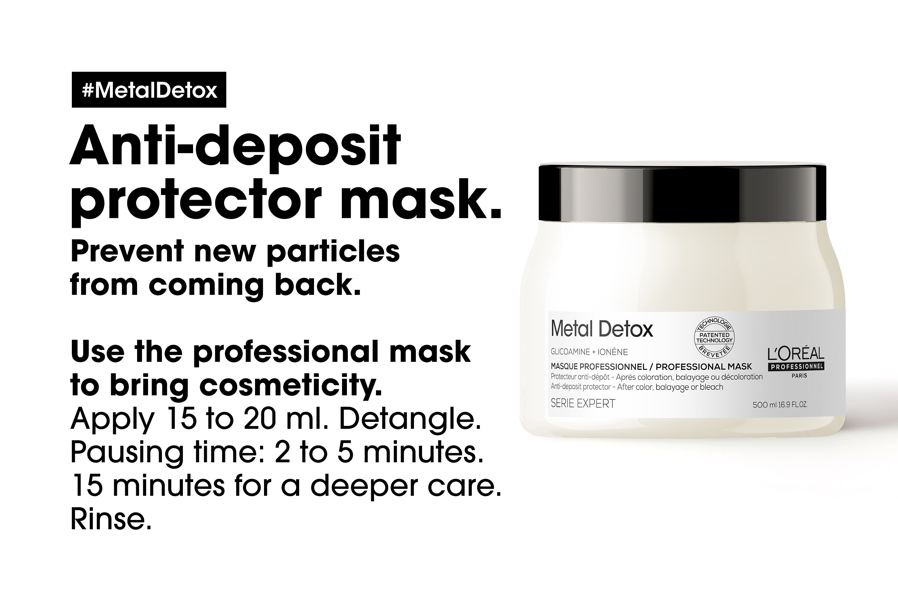 L'Oreal Serie Expert Metal Detox Anti-Deposit Protector Mask 500ml