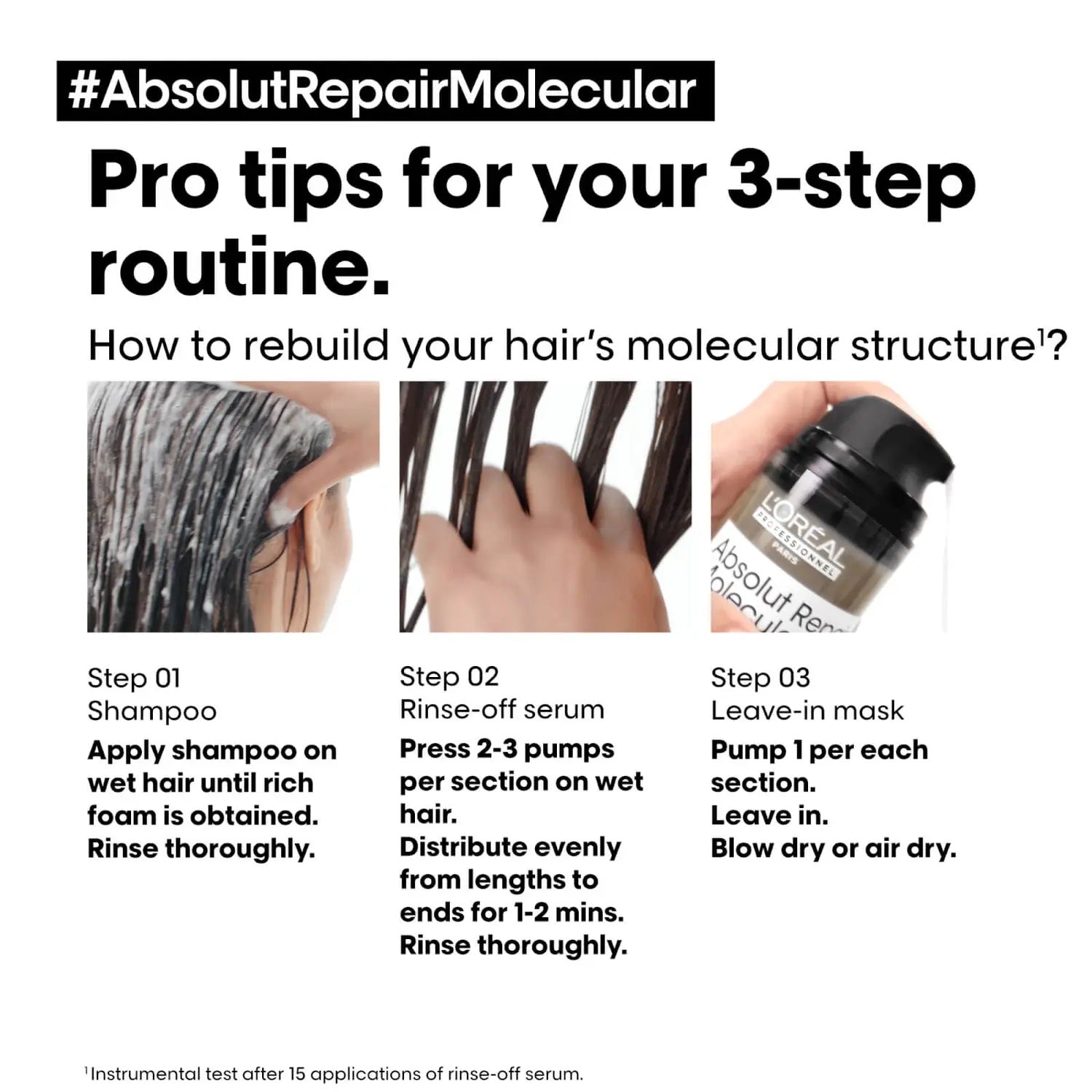 L'Oreal Serie Expert Absolut Repair Molecular Shampoo 1500ml