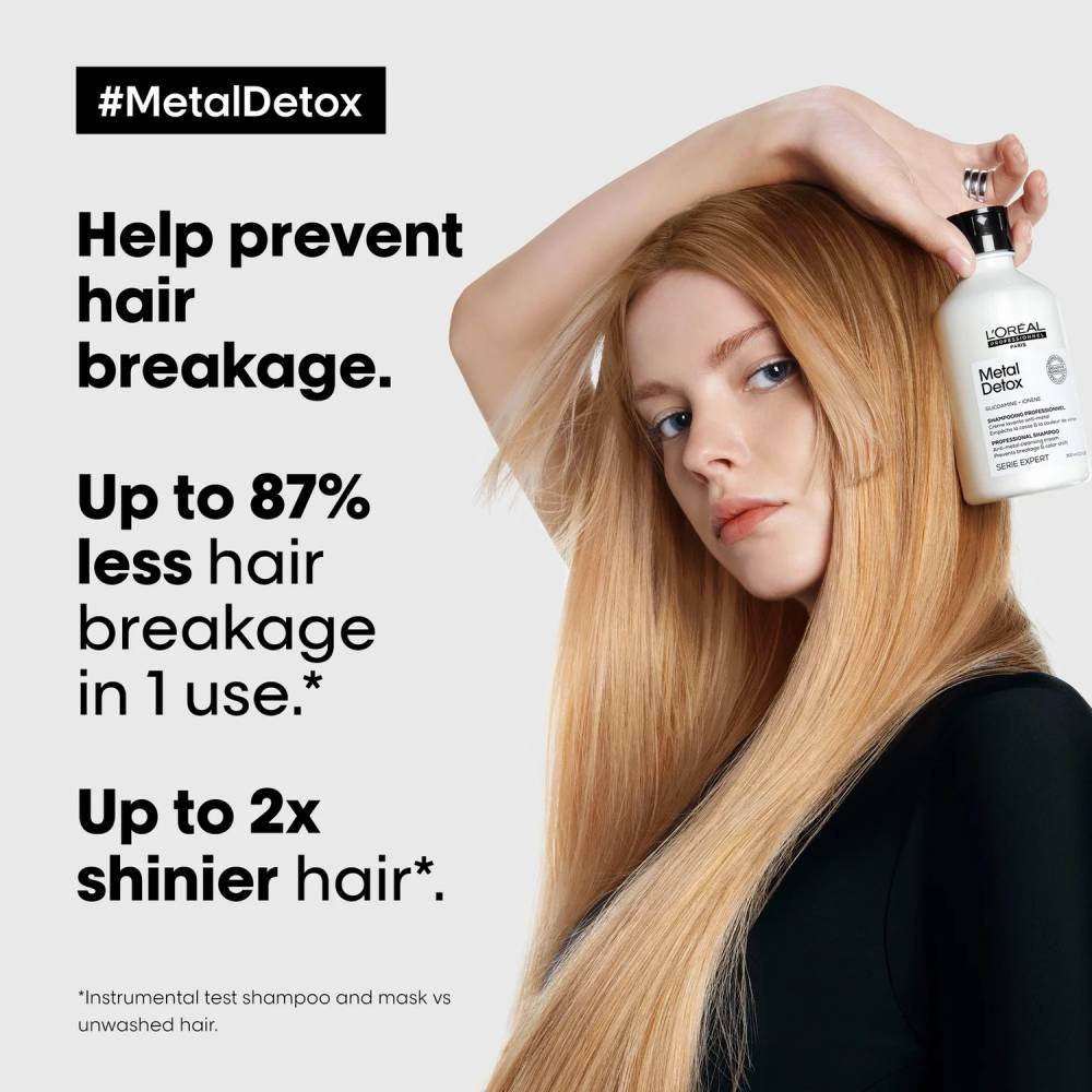L'Oreal Serie Expert Metal Detox Anti-Metal Cleansing Cream Shampoo 500ml