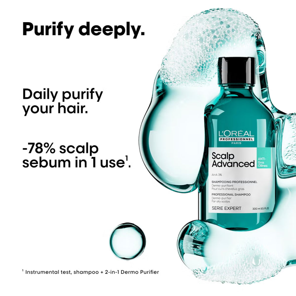 L'Oreal Serie Expert Scalp Advanced Anti-Oiliness Dermo-Purifiant Shampoo 500ml