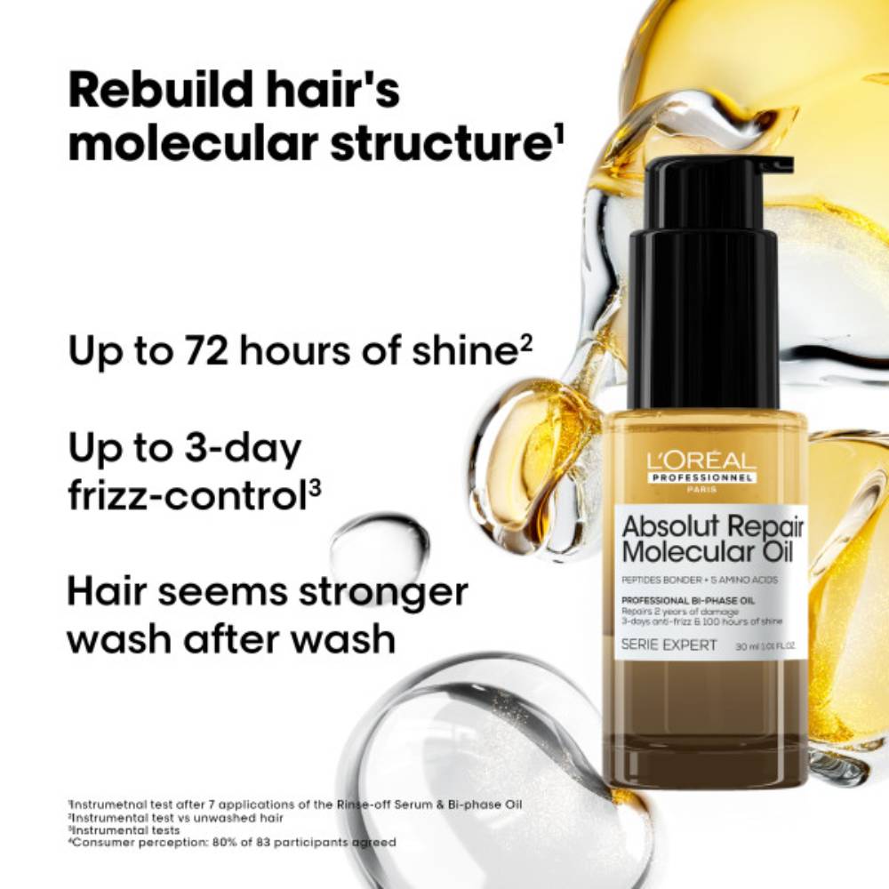 L'Oreal Serie Expert Absolut Repair Bi-Phase Molecular Oil 90ml