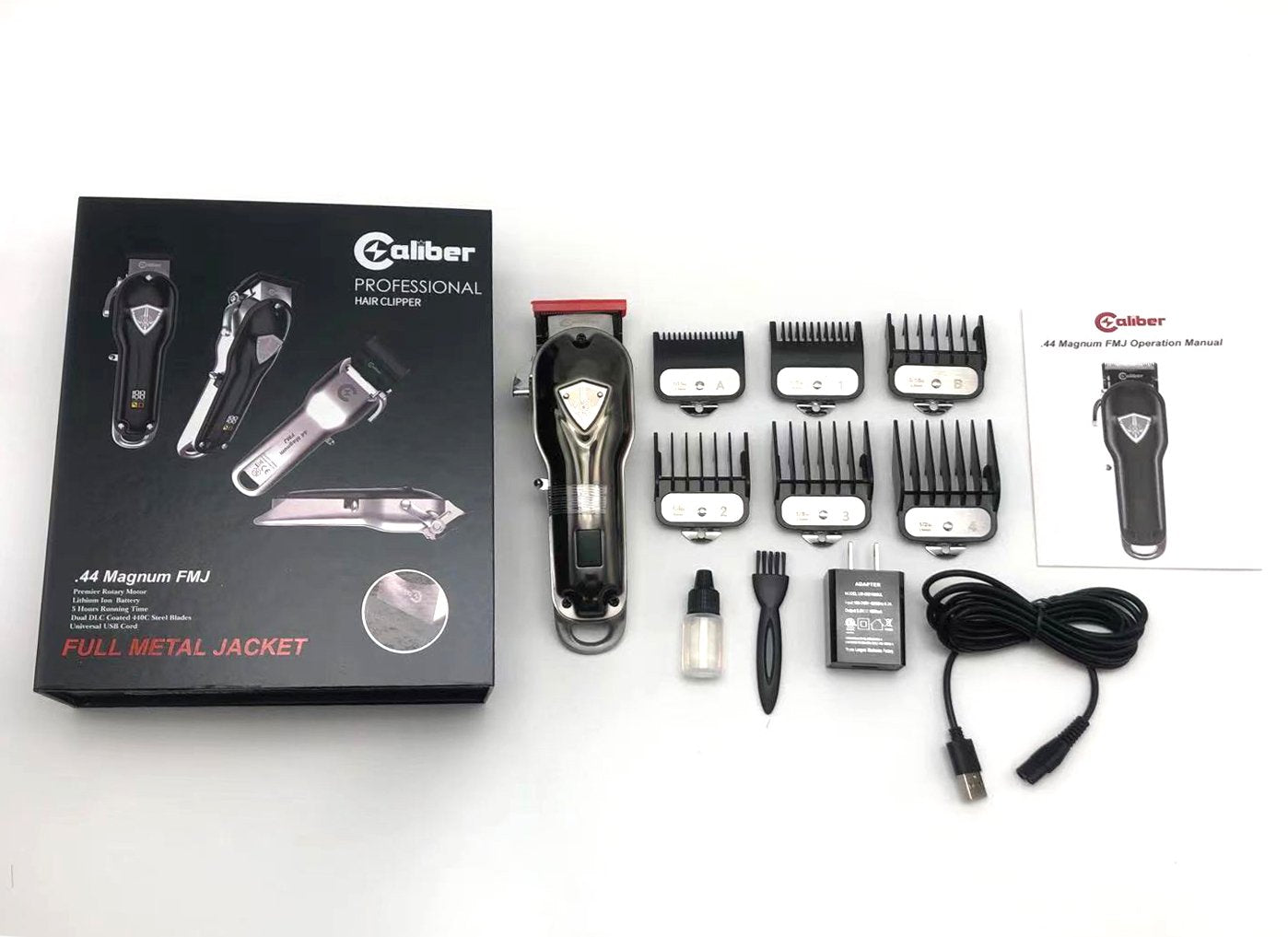 Caliber .44 Magnum FMJ Clipper with DLC Blades