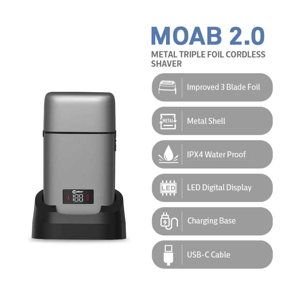 Caliber 2.0 MOAB Metal Triple Foil Shaver