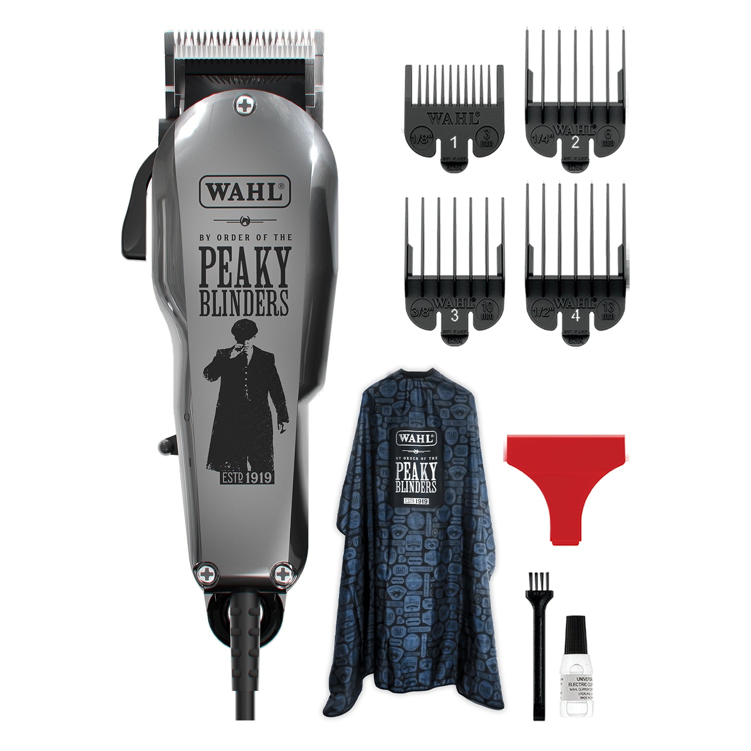 Wahl Peaky Blinders Special Edition Clipper & Barber Cape Kit