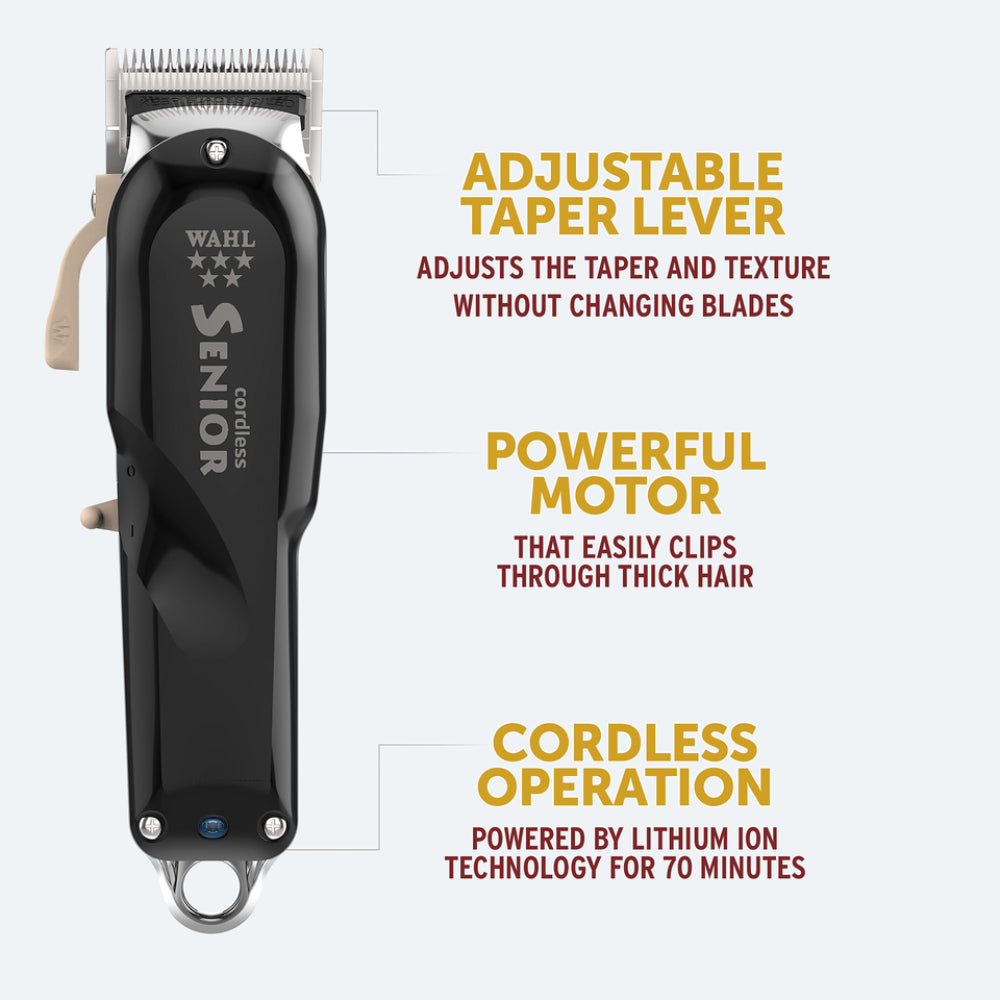 Wahl Cordless Senior Clipper & Dryer Combo