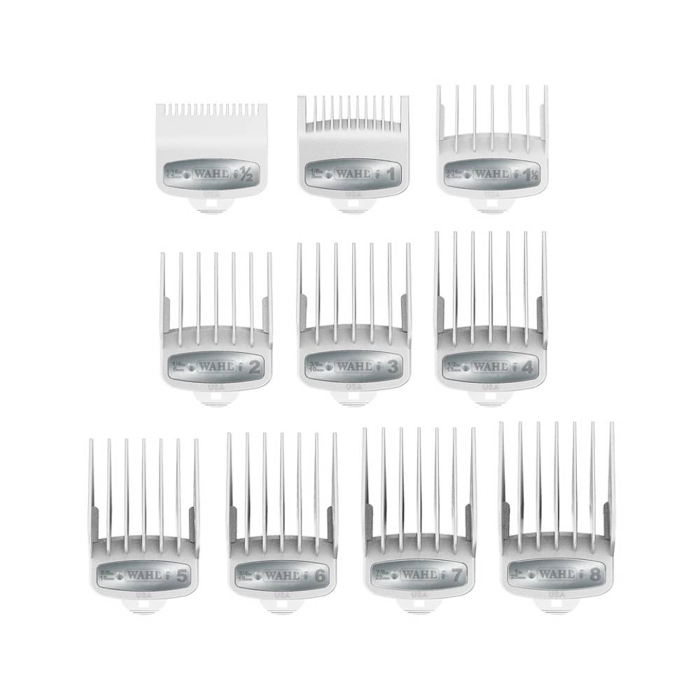 Wahl 0.5-8 White Attachment Comb Set
