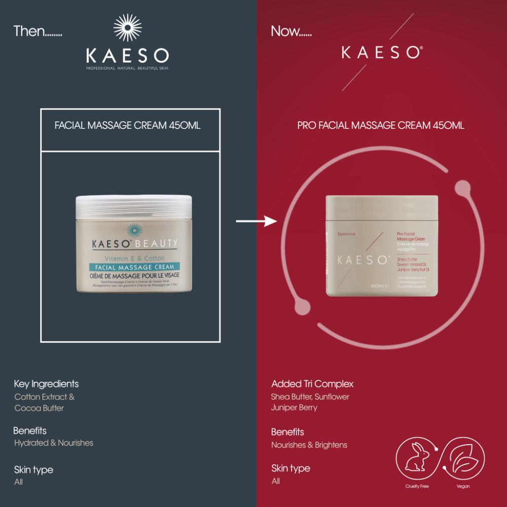 Kaeso Pro Facial Massage Cream 450ml