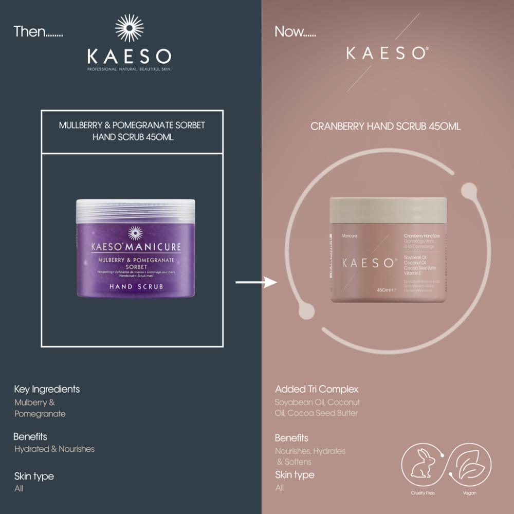 Kaeso Cranberry Hand Scrub 450ml