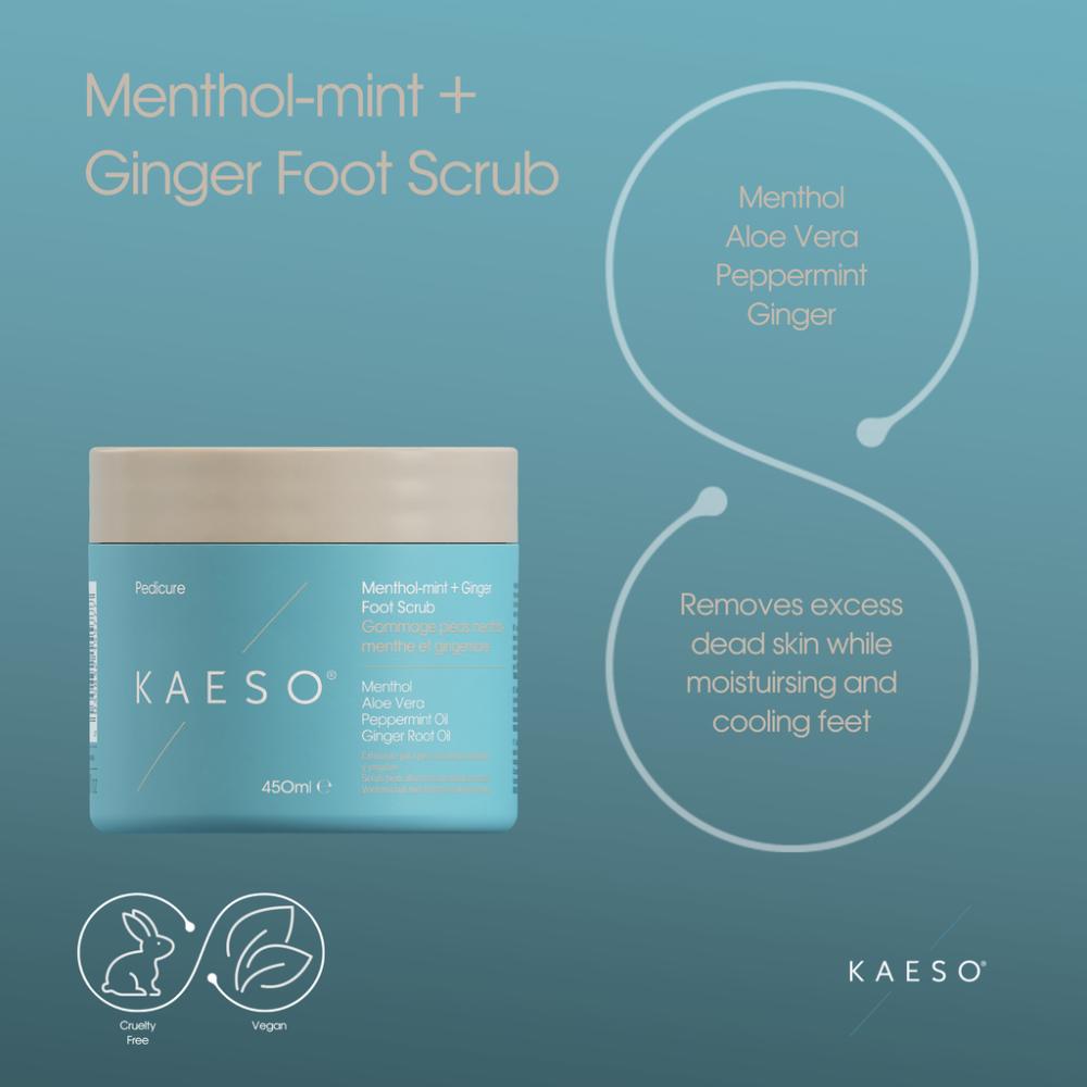 Kaeso Menthol-Mint & Ginger Foot Scrub 450ml