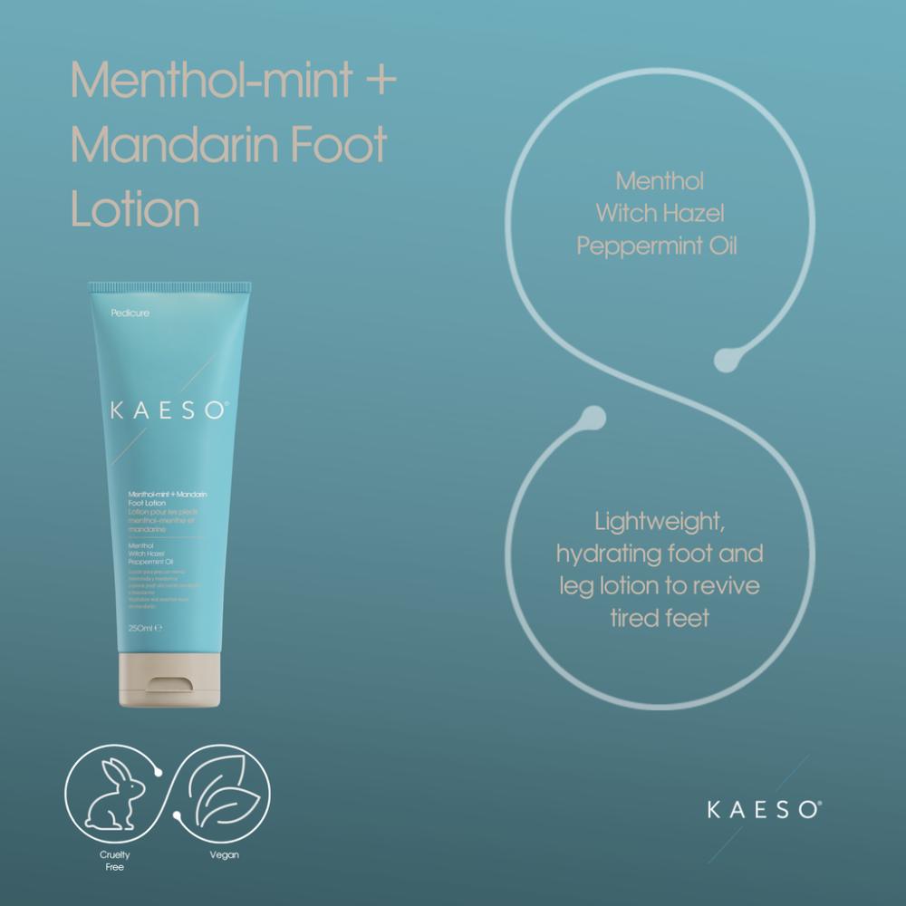 Kaeso Menthol-Mint & Mandarin Foot Lotion 250ml