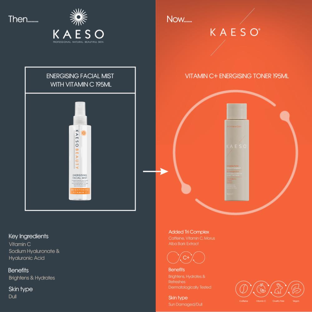 Kaeso Vitamin C+ Energising Toner 195ml