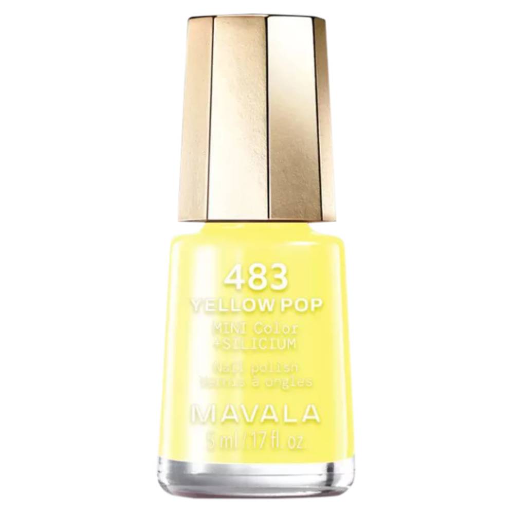 Mavala Mini Nail Polish Color Yellow Pop 5ml