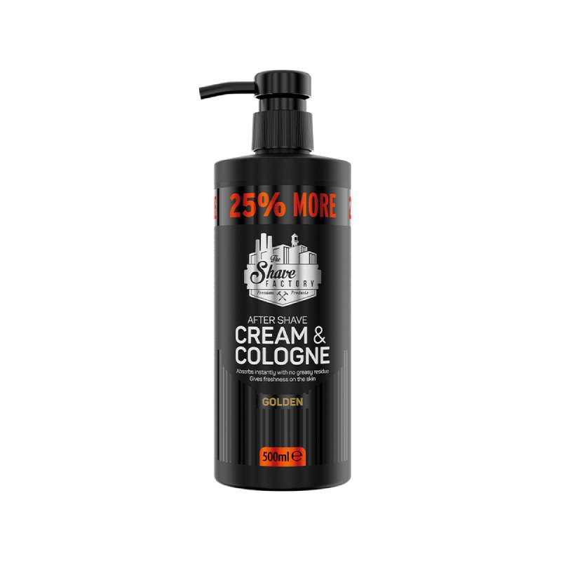 The Shave Factory After Shave Cream & Cologne Golden 500ml