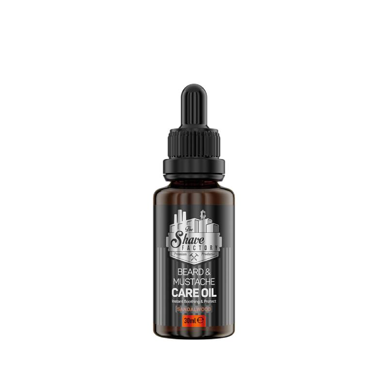 The Shave Factory Beard & Moustache Care Oil Sandalwood 30ml
