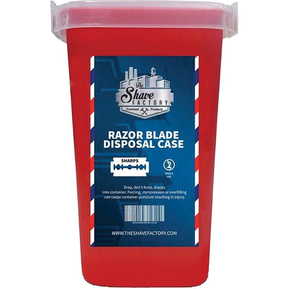 The Shave Factory Razor Blade Disposal Case