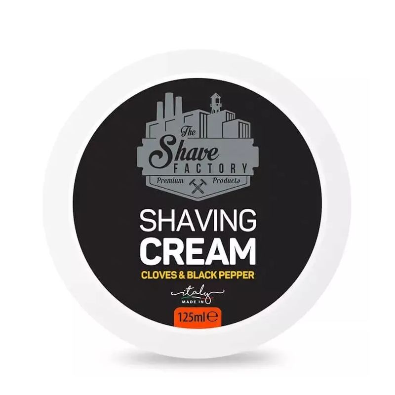 The Shave Factory Shaving Cream Bowl Cloves & Black Pepper 125ml