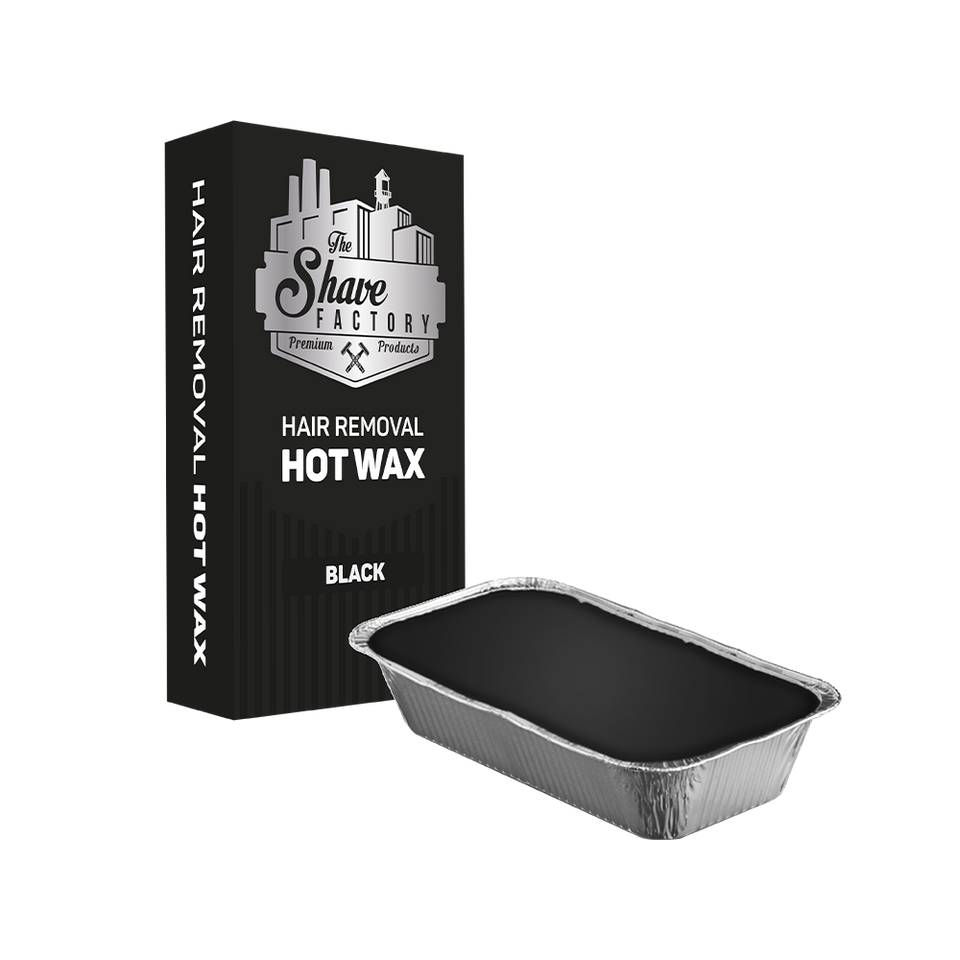 The Shave Factory Hair Removal Hot Wax Black 500g