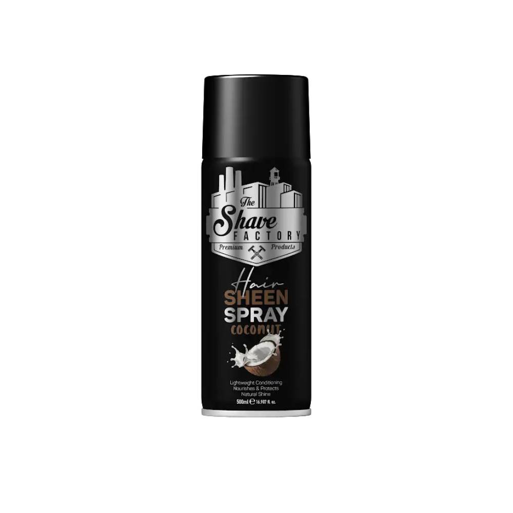 The Shave Factory Hair Sheen Spray Coconut 500ml
