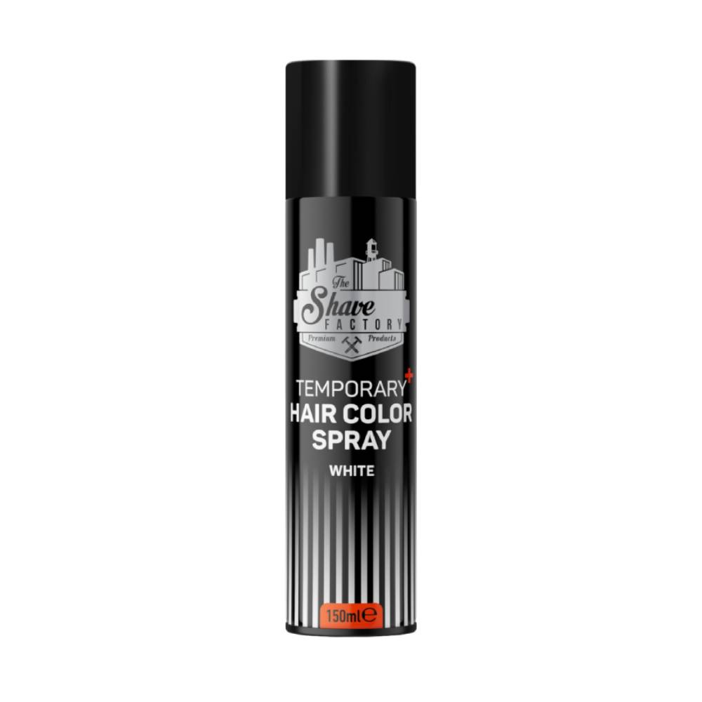 The Shave Factory Temporary Hair Color Spray White 150ml