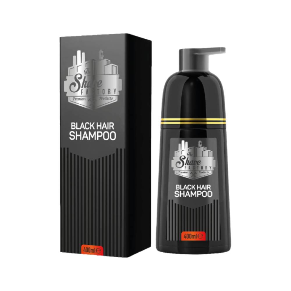 The Shave Factory Black Hair Shampoo 400ml