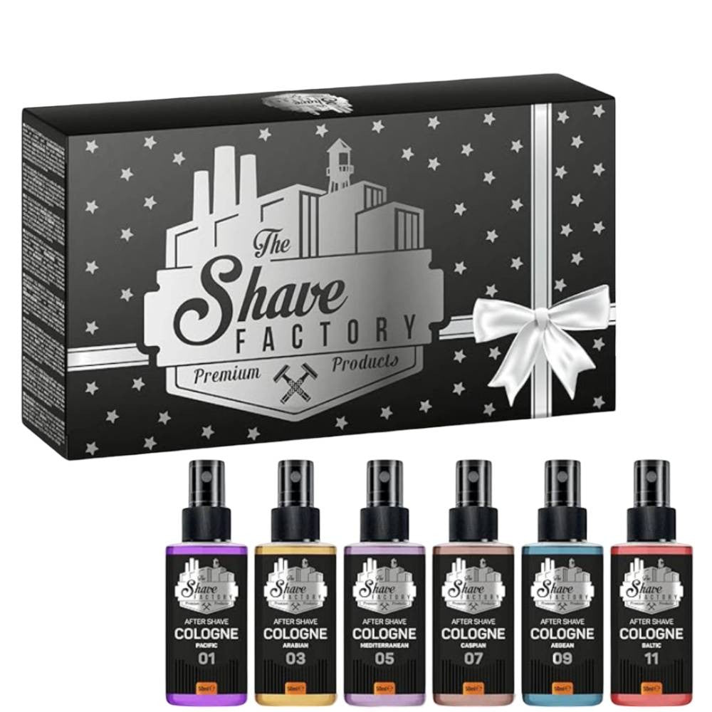 The Shave Factory After Shave Cologne Gift Set 01 6x50ml