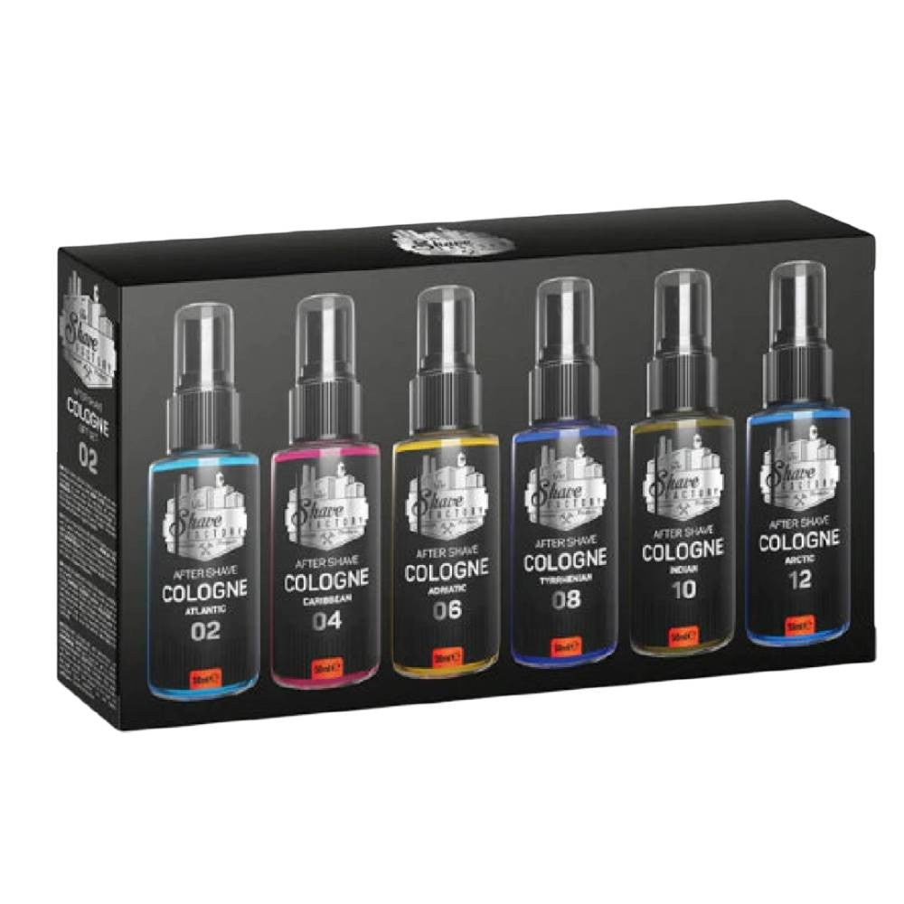 The Shave Factory After Shave Cologne Gift Set 02 6x50ml