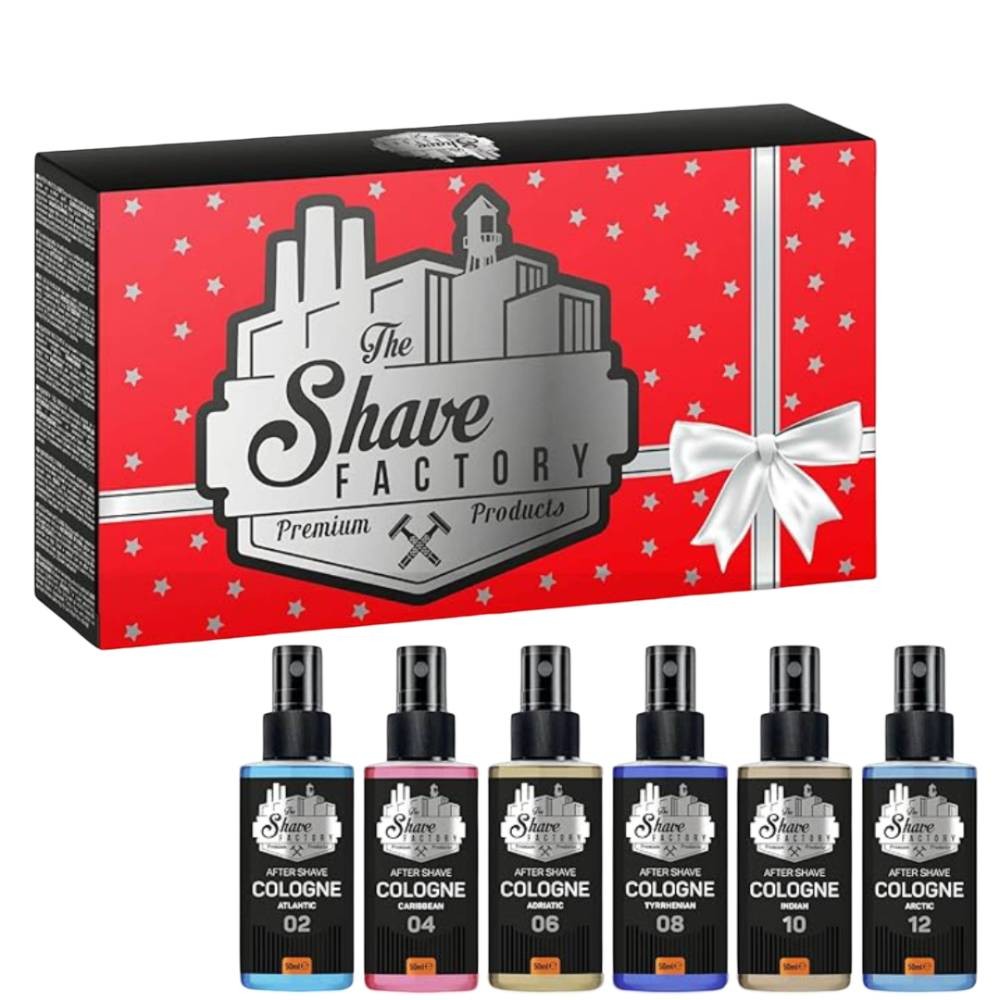 The Shave Factory After Shave Cologne Gift Set 02 6x50ml