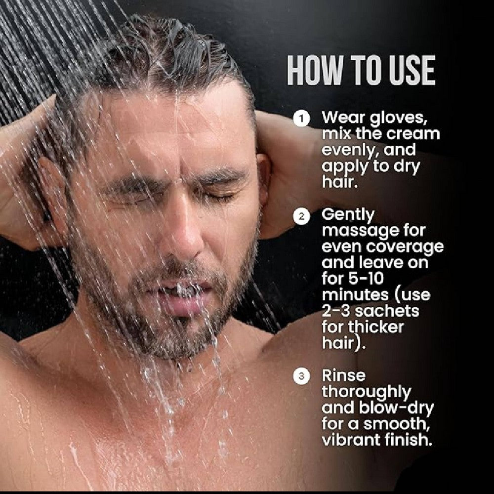 The Shave Factory Dark Brown Hair Shampoo 10x25ml