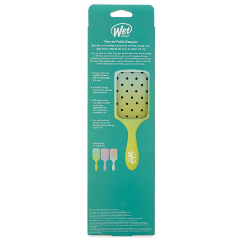 WetBrush Paddle Detangler Feel Good Ombre Green/Blue