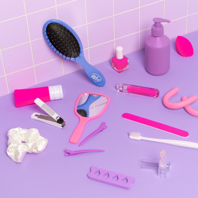 WetBrush Custom Care Detangler for Fine Hair Purple