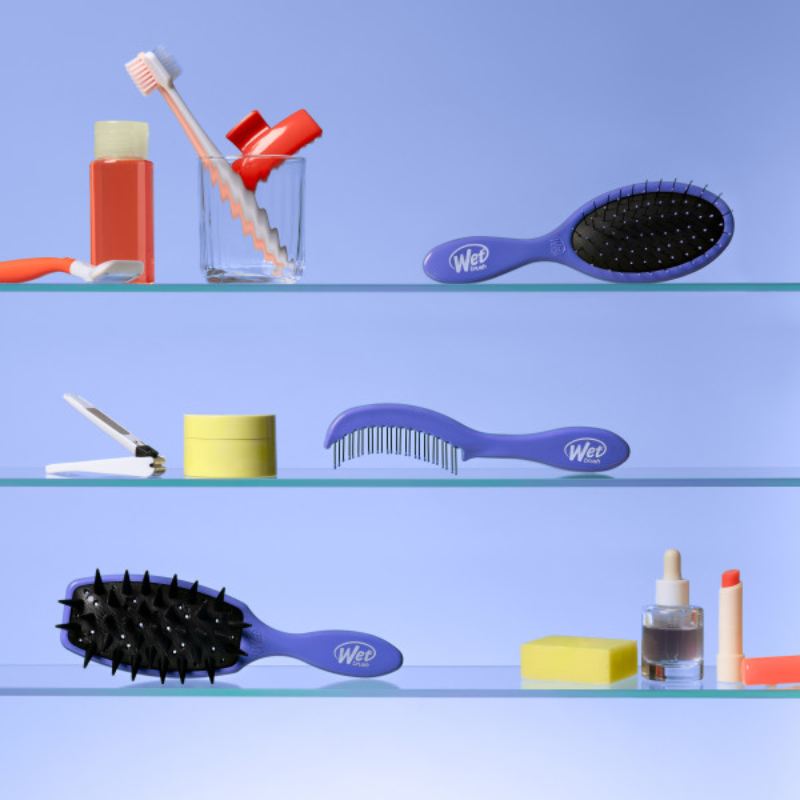 WetBrush Custom Care Detangler for Fine Hair Purple