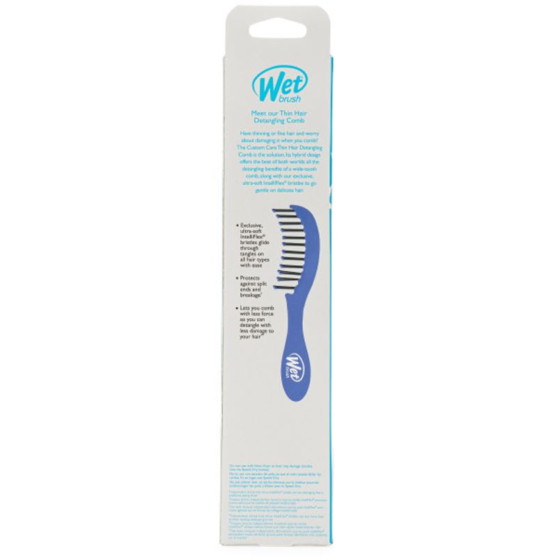 WetBrush Custom Care Detangling Comb for Fine Hair Purple