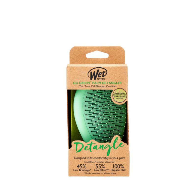 WetBrush Go Green Palm Detangler Tea Tree Oil