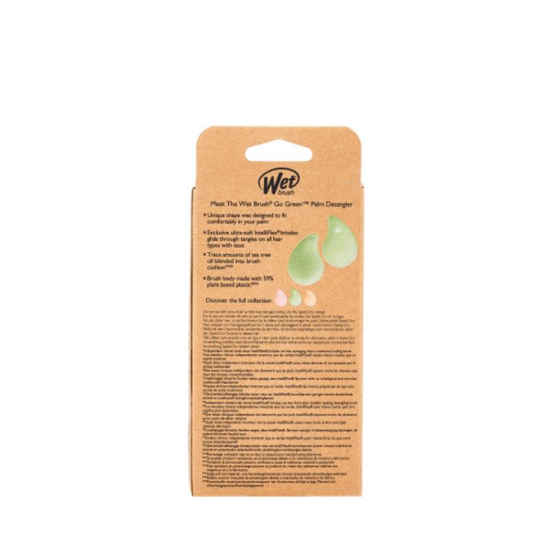 WetBrush Go Green Palm Detangler Tea Tree Oil