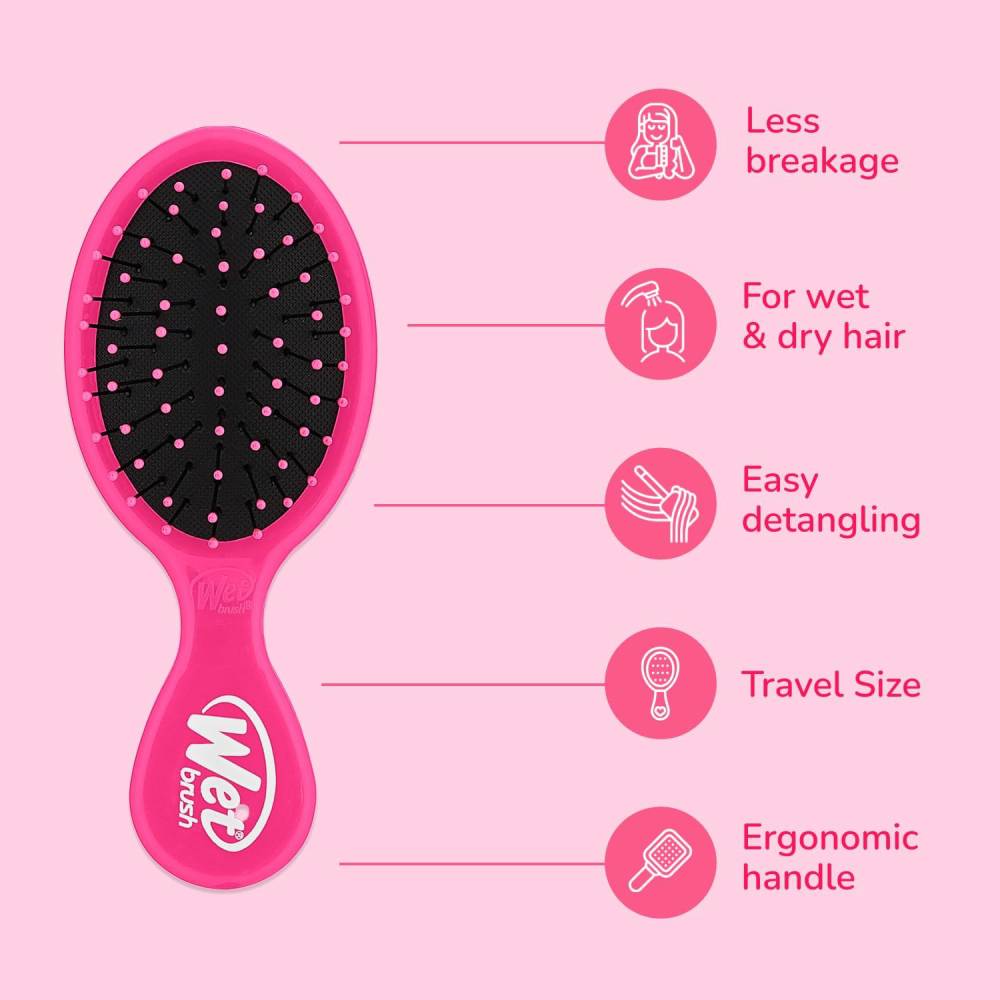 WetBrush Mini Detangler Frost Pink