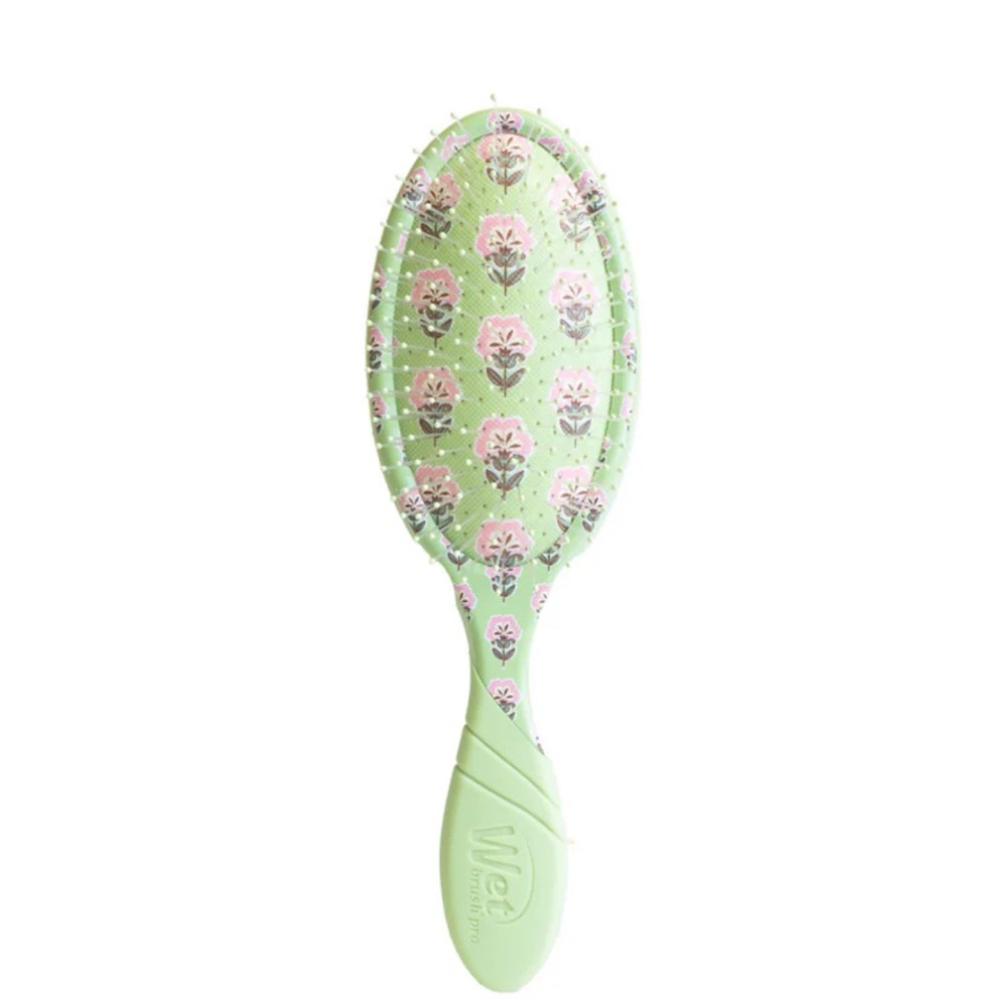 WetBrush Pro Detangler Brush Petal Perfection Green Garden