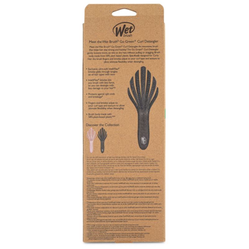 WetBrush Go Green Curl Detangler Black