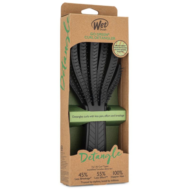 WetBrush Go Green Curl Detangler Black