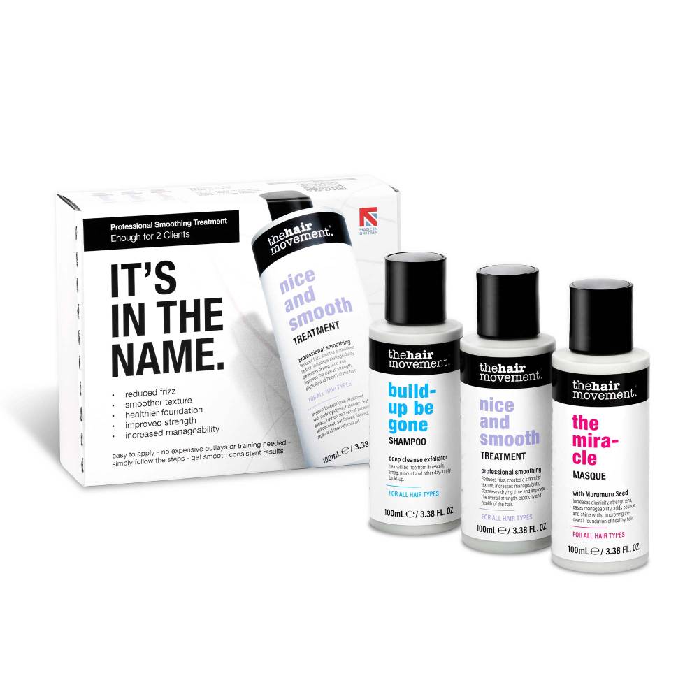 The Hair Movement Nice and Smooth Tester Pack 100ml (2 Applications)