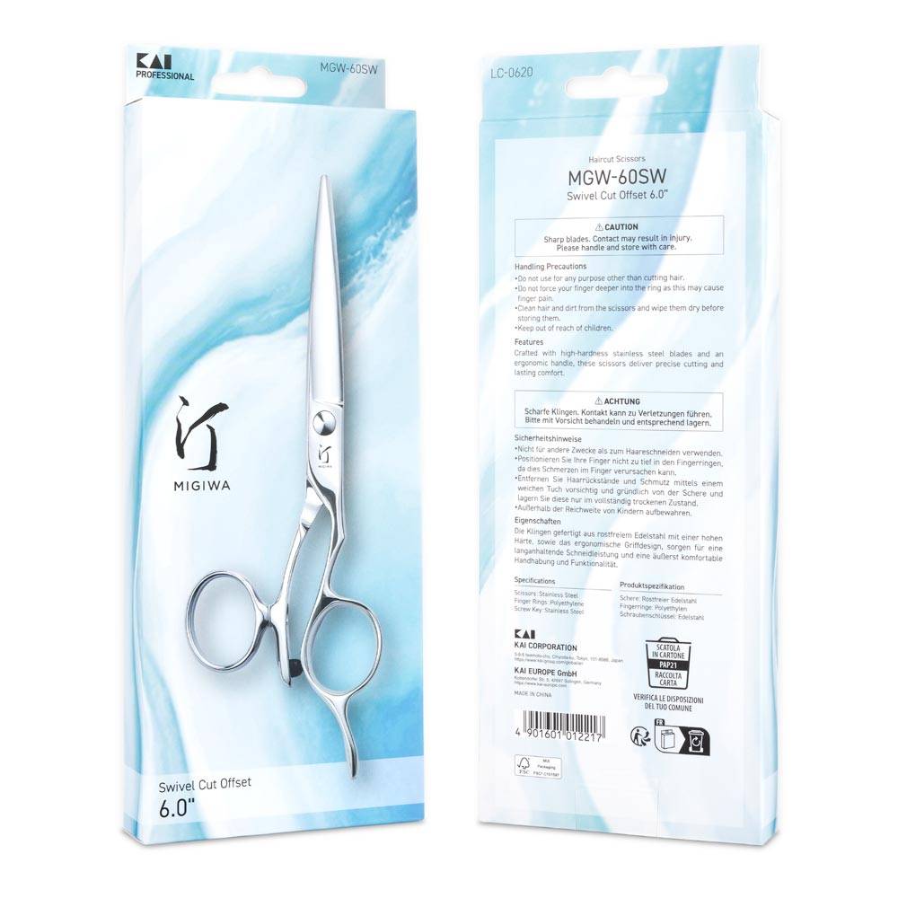 Kasho Migiwa Offset Swivel Thumb 6" Scissor