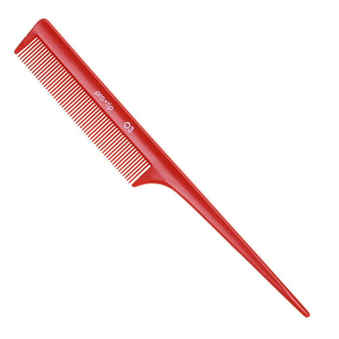 Denman 03 Pro Tip Tail Comb Red