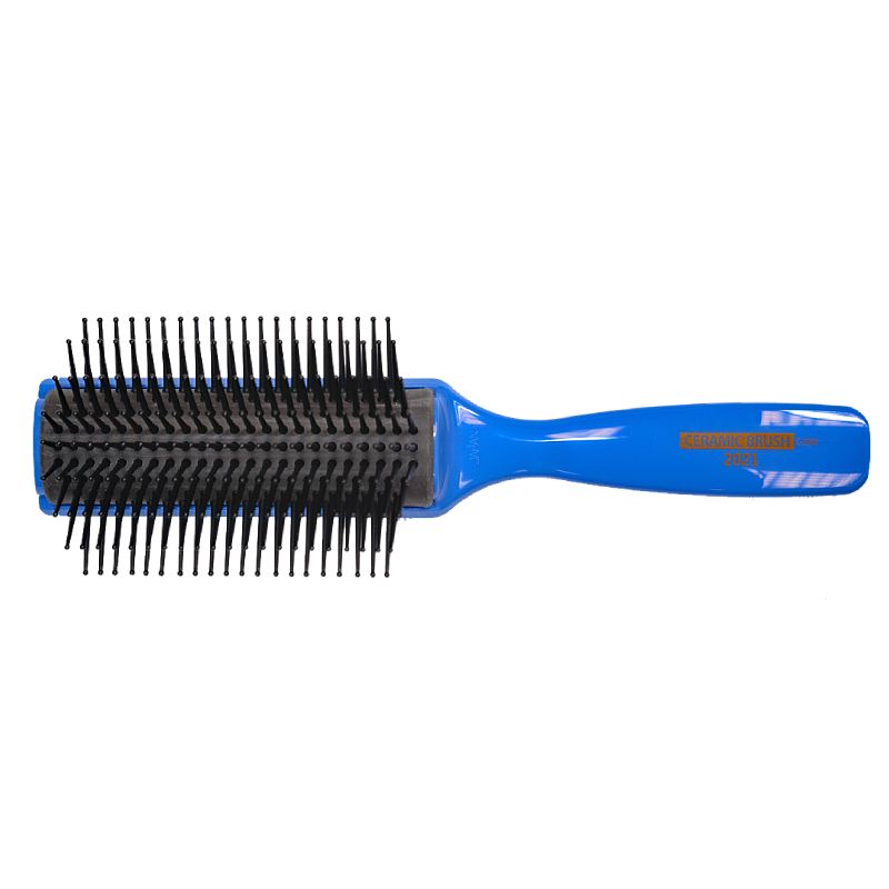 Vess 9 Row Ceramic Brush Blue