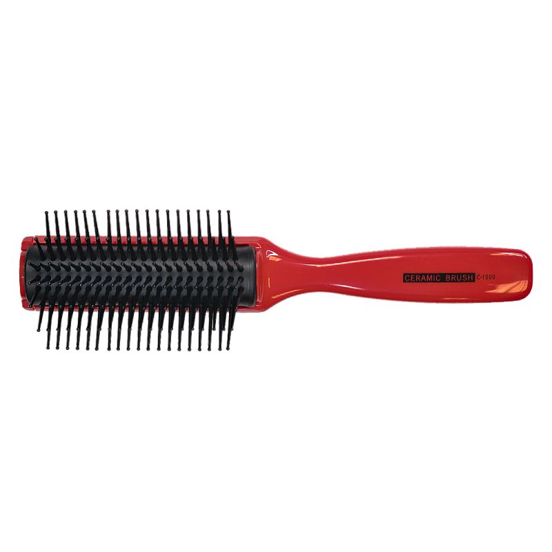 Vess 7 Row Ceramic Brush Red