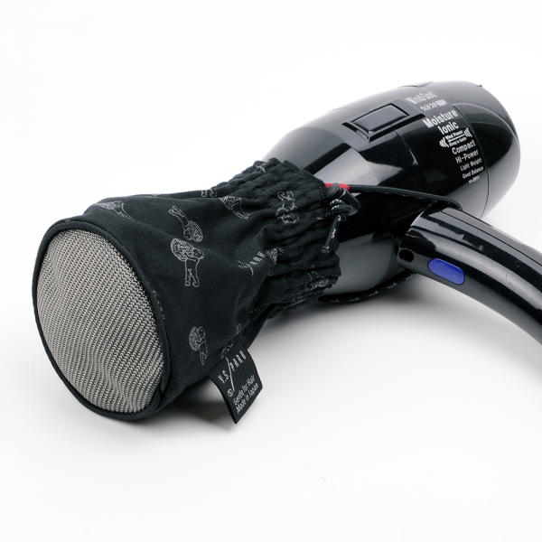 Y.S. Park Silver & Titanium Metal Mesh Ion Diffuser Black Small