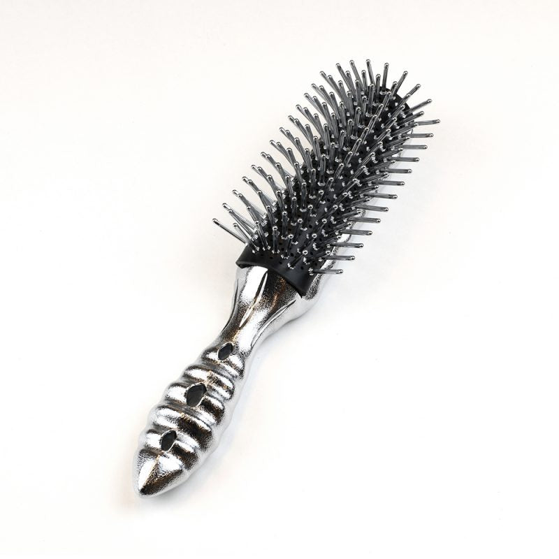 Y.S. Park Luxury Metal Cushion Brush Silver